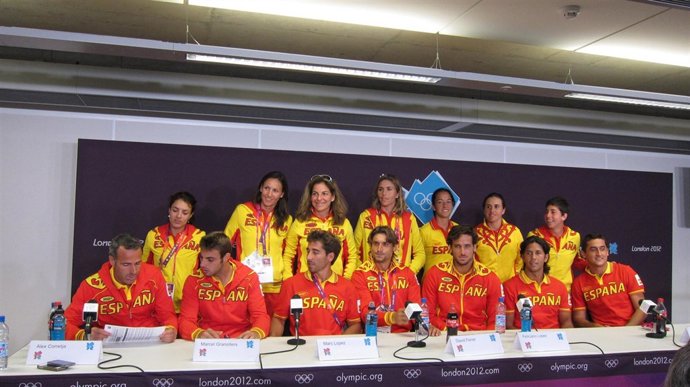 El equipo olímpico de tenis en los Juegos de Londres