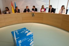 alberto nunez feijoo preside a reunion do consello da xunta. Foto: ana varela