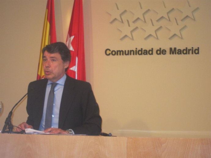 Ignacio González en rueda de prensa tras el Consejo de Gobierno