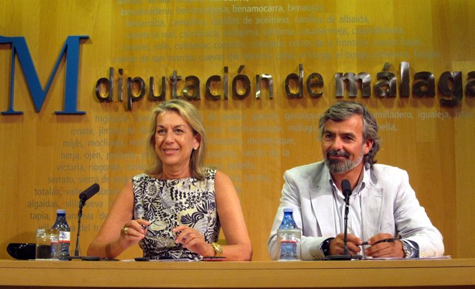 Kika Caracuel e Ignacio Mena Diputación
