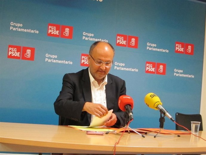 El portavoz parlamentario del PSdeG, Abel Losada