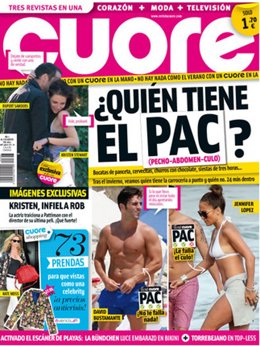 Portada de la revista 'Cuore'