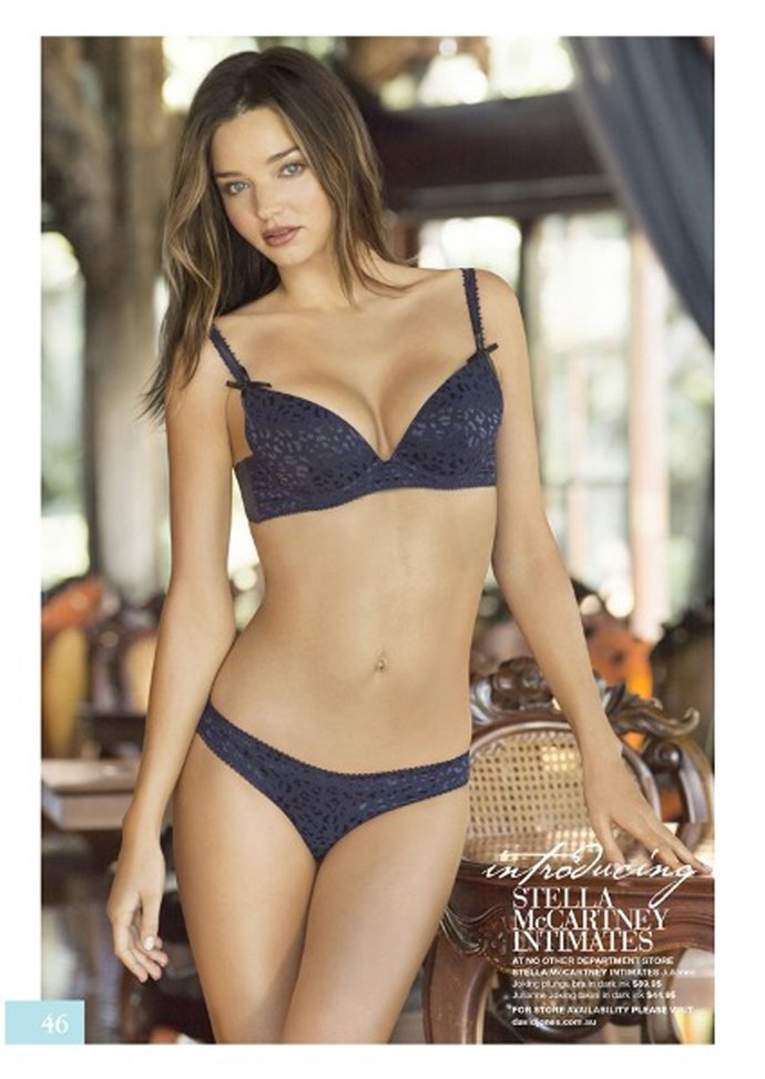 Miranda Kerr en ropa interior para David Jones 