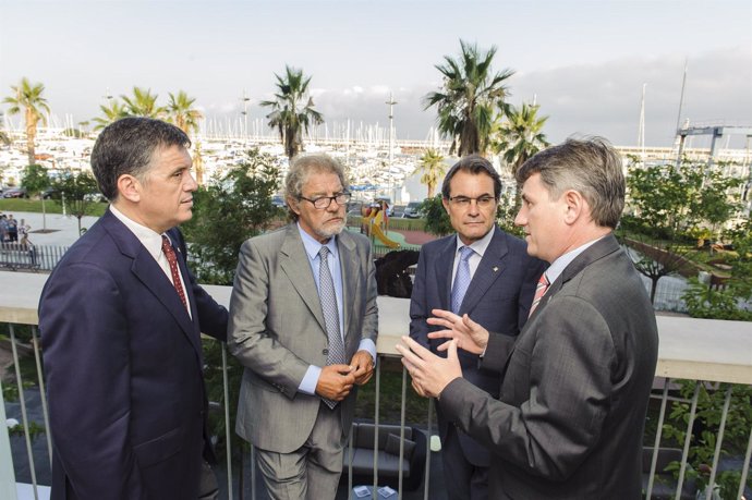 El Presidente Catalán Artur Mas En La Inauguración De Un Hotel En Mataró
