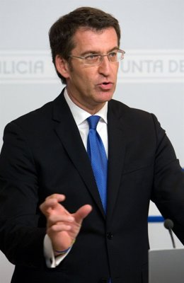 alberto nunez feijoo informa en rolda de prensa dos asuntos abordados na reunión