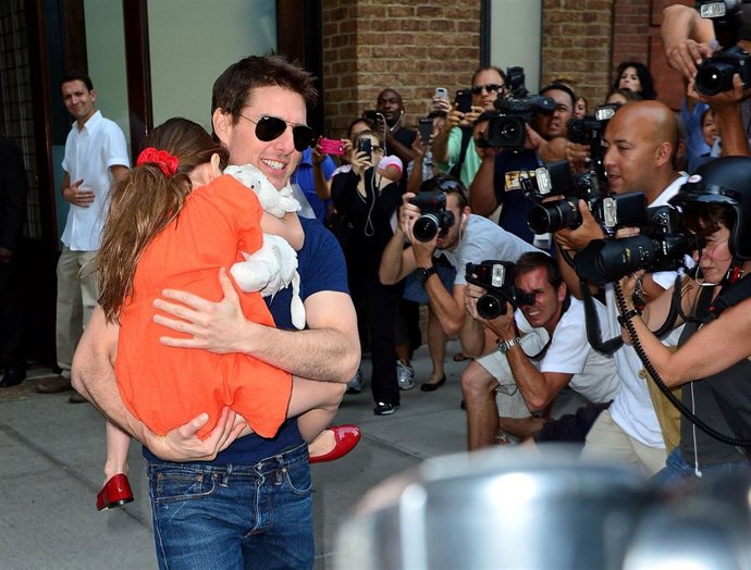 Tom Cruise y Suri en Nueva York