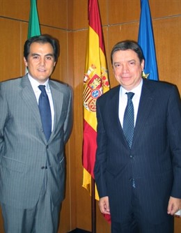 Reunión Entre El Consejero Luis Planas Y El Alcalde José Antonio Nieto