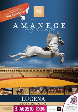 Cartél del espectáculo ecuestre 'Amanece'