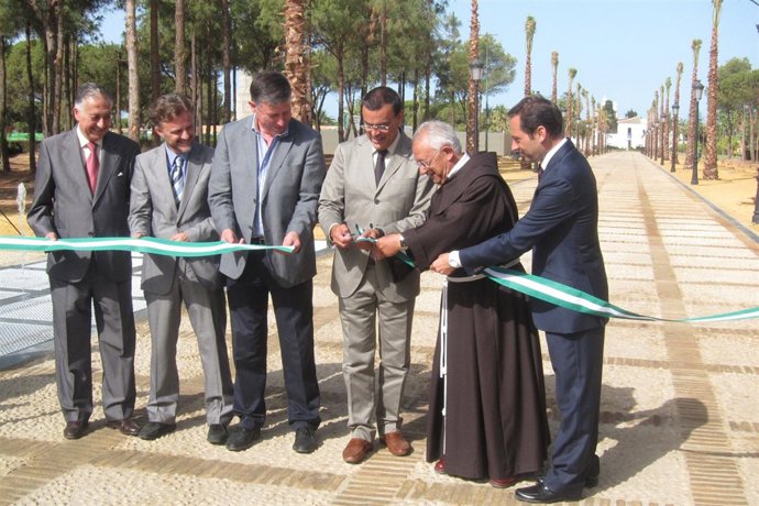 Inaguración de las obras de la primera fase de La Rábida (Huelva).