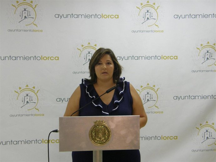 La Concejal de Cultura y Festejos del Ayuntamiento de Lorca, Sandra Martínez