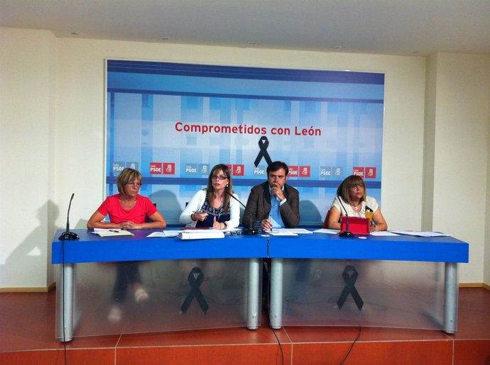 Representantes del PSOE analizar en León la situación de la Dependencia