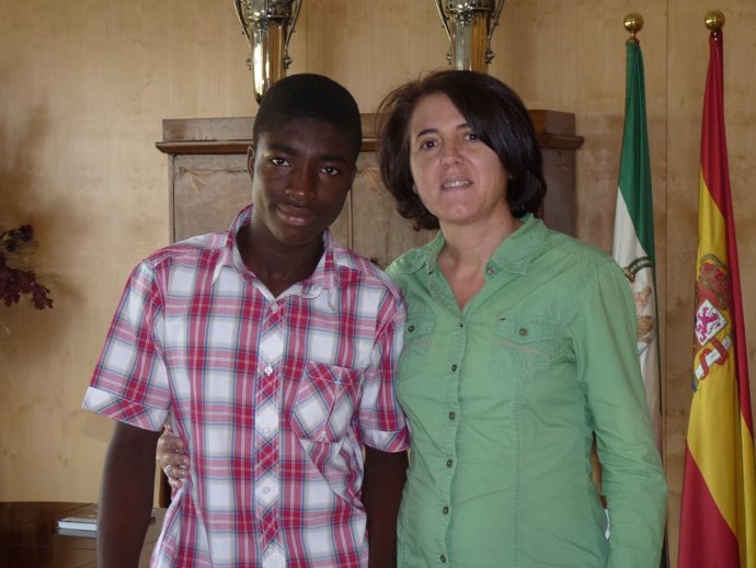 Pauleme junto a Bravo en la Diputación