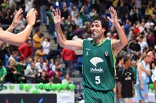 Berni Rodríguez con el Unicaja