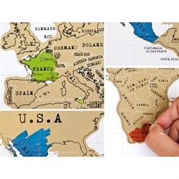 Mapa mundi personalizado