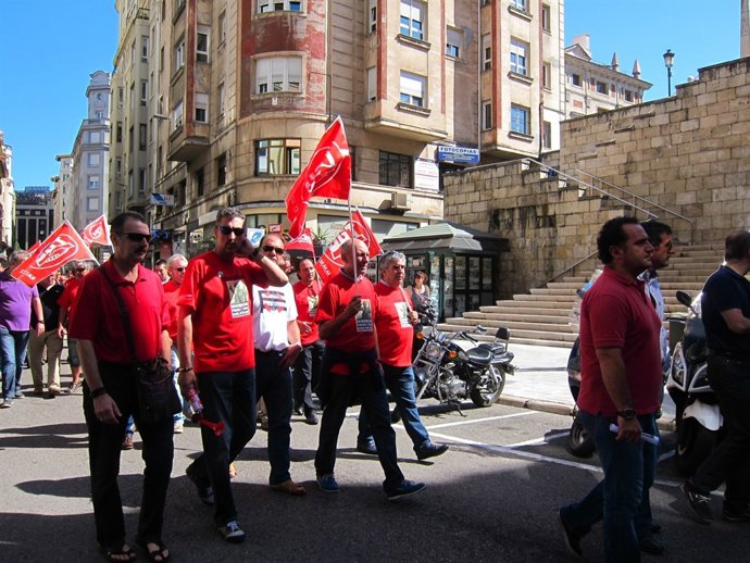Manifestación ferroviarios