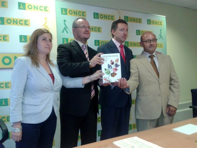 Presentación del balance de 2011 de la ONCE en Málaga