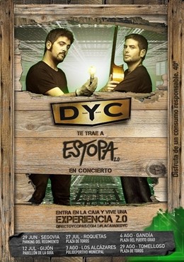 Cartel de la gira de Estopa