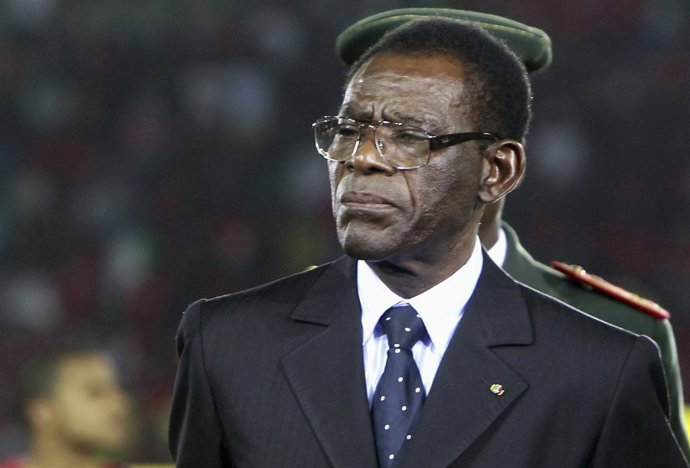 El presidente de Guinea Ecuatorial, Teodoro Obiang