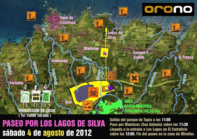 Marcha Contra La Mina De Oro En Salave