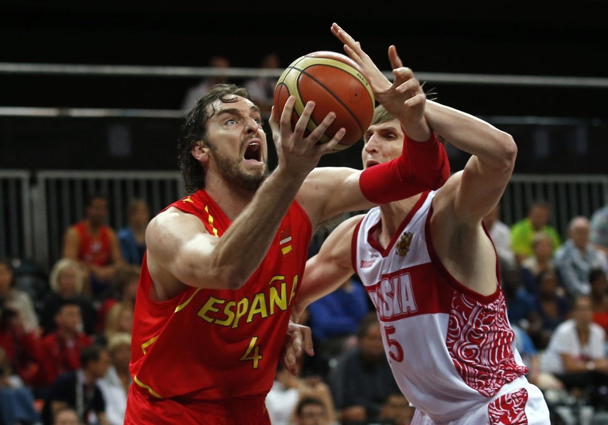 Baloncesto/Londres. Crónica del Rusia España, 7477