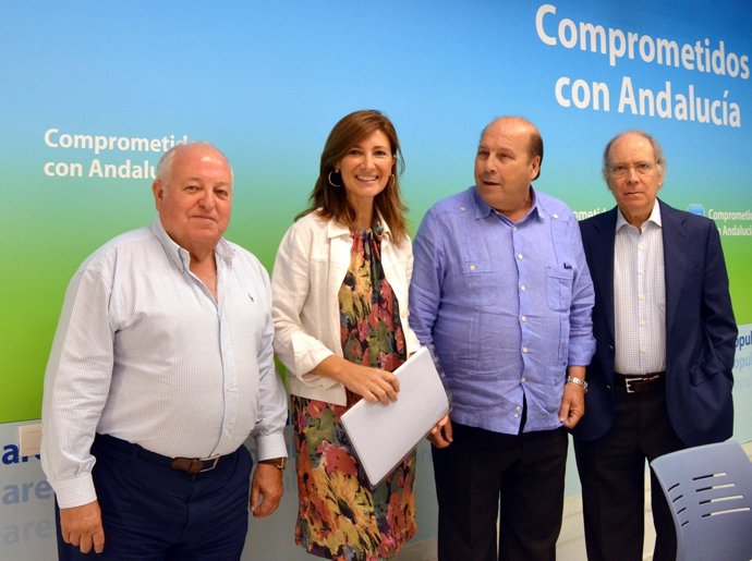 Alicia Martínez, Federico Muela, Emilio Corbacho y Antonio Frade