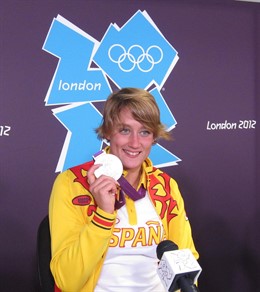 Mireia Belmonte rueda de prensa medallas Juegos Olímpicos Londres