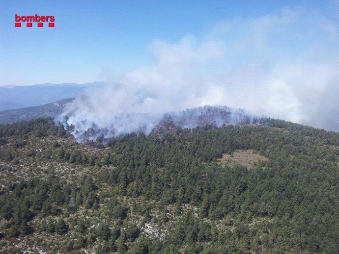 Incendio de Ossera el 1 de agosto