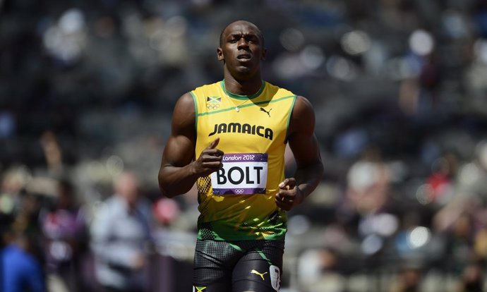 Usain Bolt en los Juegos de Londres