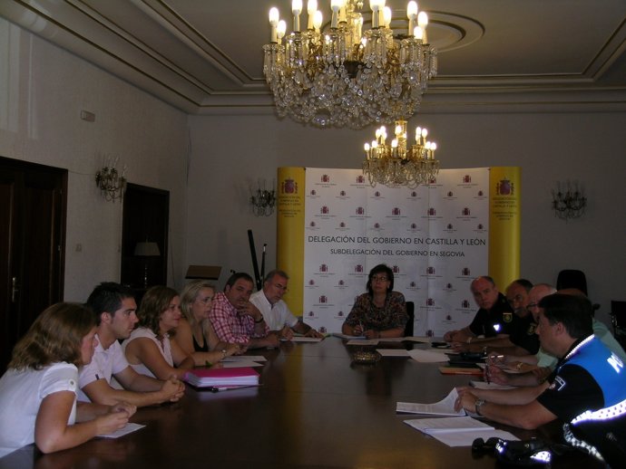 Reunión de la Junta de Seguridad de Segovia