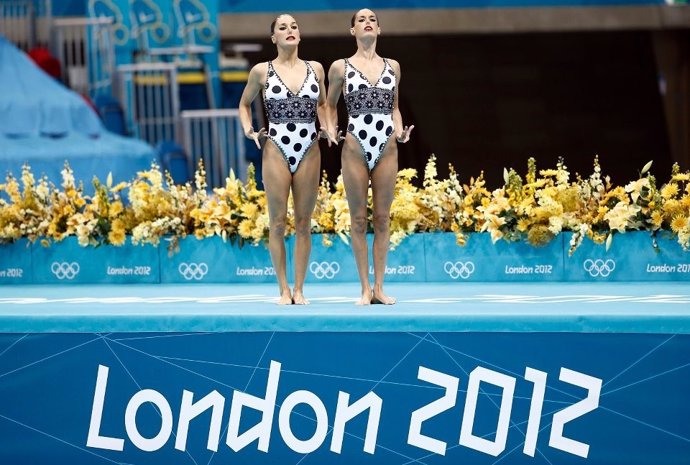 Ona Carbonell y Andrea Fuentes, natación sincronizada en los Juegos Olímpicos