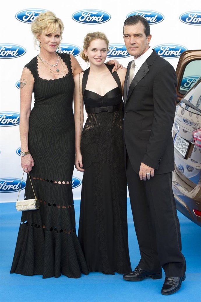 Antonio Banderas y familia