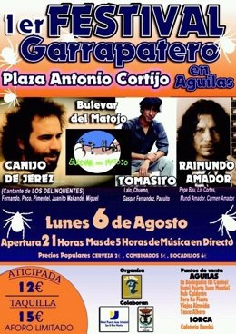 Cartel del 'I Festival Garrapatero'