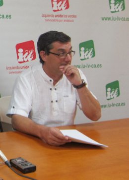 José Luis Centella, hoy en rueda de prensa
