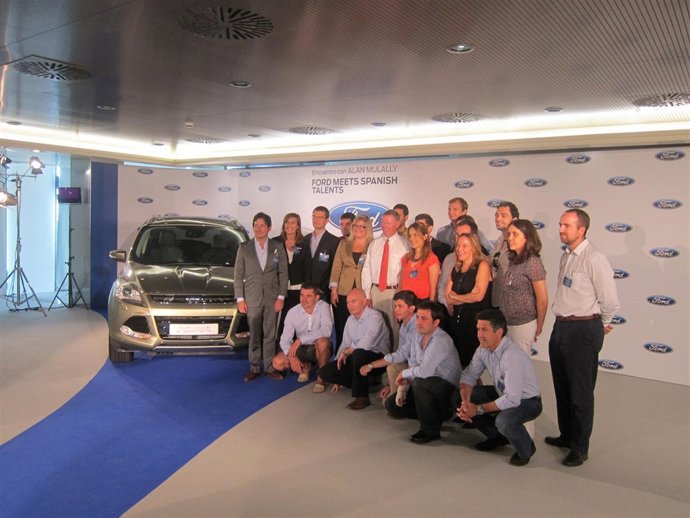 Alan Mulally con emprendedores españoles