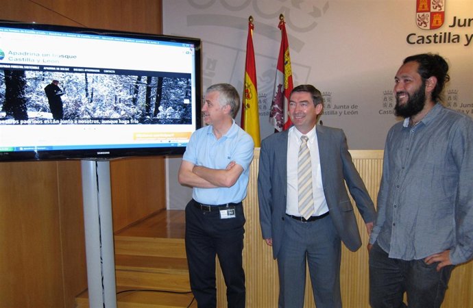 De Izq. A Drcha., Joé Luis Alonso, Jose Ángel Arranz Y Pablo Sabín