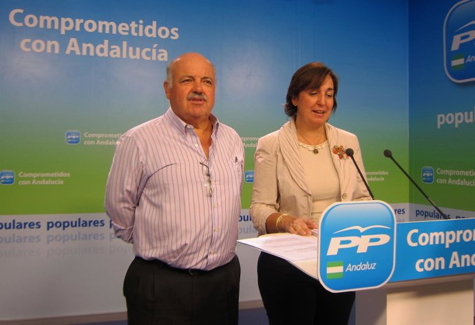 Ana María Corredera y Jesús Aguirre, hoy en rueda de prensa