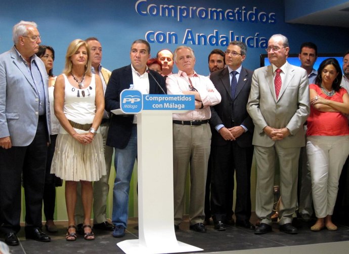 El presidente del PP de Málaga, Elías Bendodo