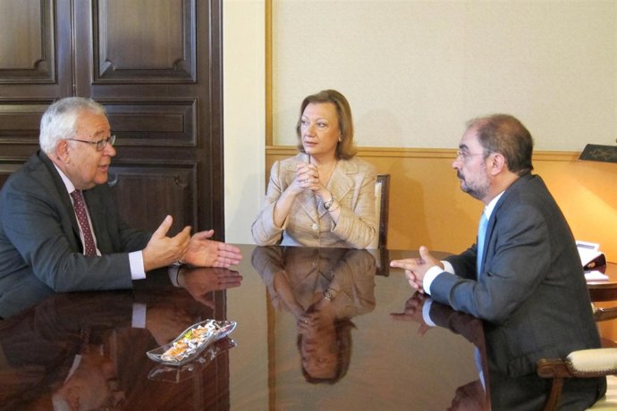 Rudi se reúne con Biel (PAR) y Lambán (PSOE)