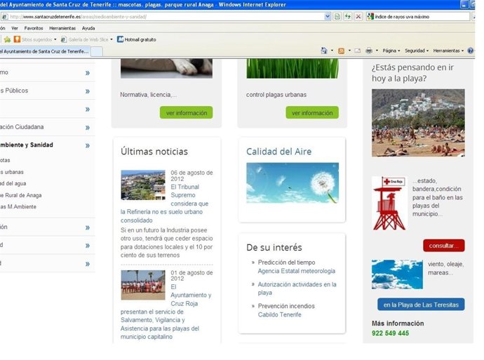 Nuevo enlace sobre las playas de Tenerife