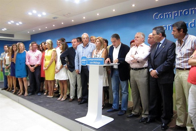 El presidente del PP de Málaga, Elías Bendodo 