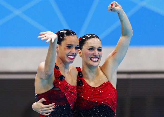 Andrea Fuentes y Ona Carbonell, plata en natación sincronizada en los Juegos