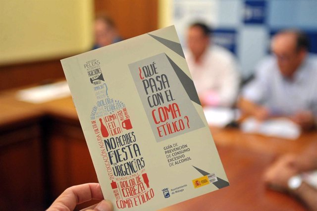 Presentación en Málaga  de una guía para prevenir el coma etilico 