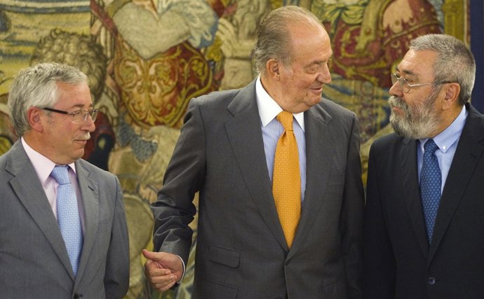 Toxo y Méndez se reúnen con el Rey