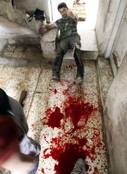 Rebelde sirio herido en distrito de Salaheddine,  Alepo