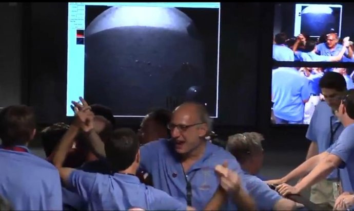 Video de Celebración de la llegada de Curiosity a Marte 