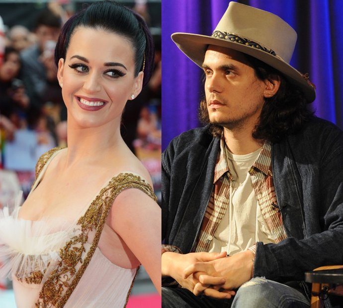 Montaje de Katy Perry y John Mayer 