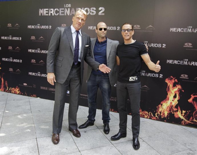 Presentación en Madrid de la película 'Los Mercenarios 2'