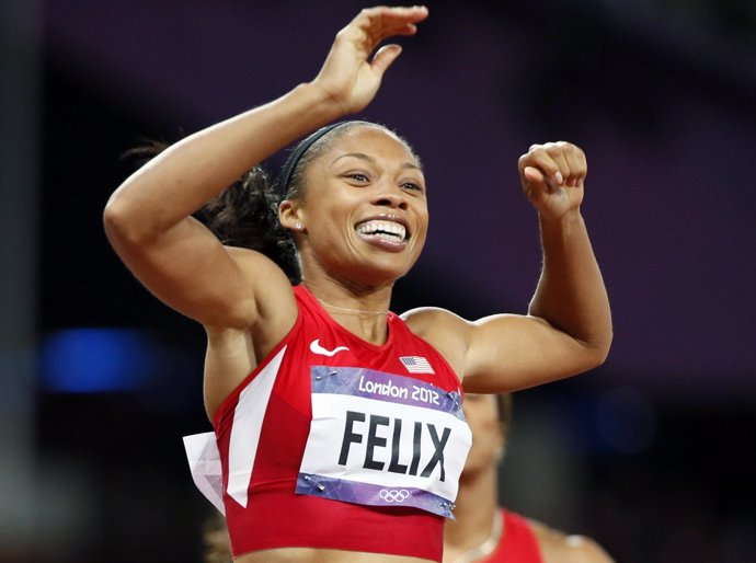 La atleta estadounidense Allyson Felix