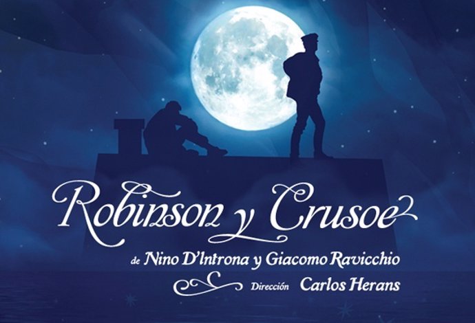 Cartel 'Robinson y Crusoe'