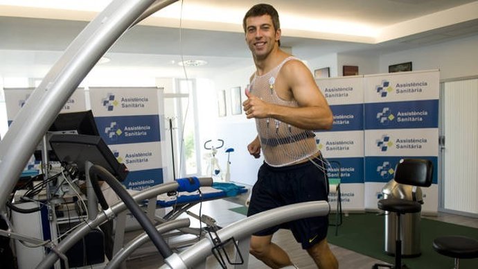 El Capitán Del FC Barcelona Alusport Jordi Torras